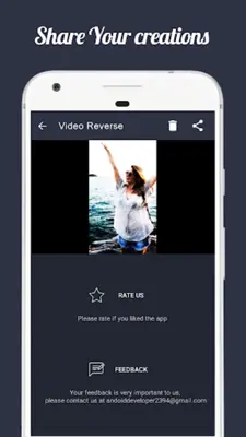 Reverse Video Editor android App screenshot 0